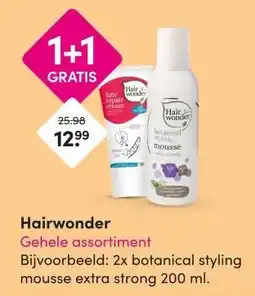 DA Hairwonder Gehele assortiment aanbieding