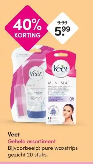 DA Veet Gehele assortiment aanbieding