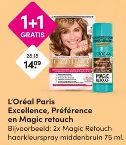 DA L'Oréal Paris Excellence, Préférence en Magic retouch aanbieding