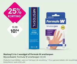 DA Nestosyl 3-in-1 wondgel of Formule W wrattenpen Bijvoorbeeld: Formule W wrattenpen 1,5 ml. aanbieding