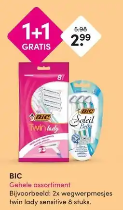 DA BIC Gehele assortiment aanbieding
