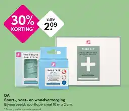 DA DA Sport-, voet- en wondverzorging aanbieding