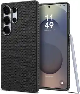 Amazon Spigen Liquid Air Case Compatibel met Samsung Galaxy S25 Ultra hoesje -Zwart aanbieding