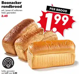 Coop Boonacker rondbrood aanbieding