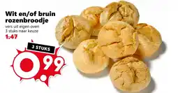 Coop Wit en of bruin rozenbroodje aanbieding