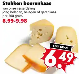 Coop Stukken boerenkaas aanbieding