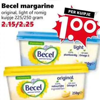 Coop Becel margarine aanbieding