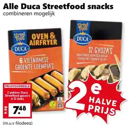 Coop Alle Duca Streetfood snacks aanbieding