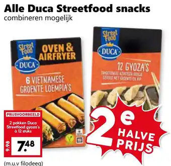Coop Alle Duca Streetfood snacks aanbieding