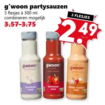 Coop g'woon partysauzen . aanbieding