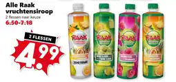 Coop Alle Raak vruchtensiroop aanbieding
