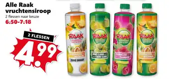 Coop Alle Raak vruchtensiroop aanbieding