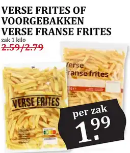 Coop Verse frites of voorgebakken verse franse frites aanbieding