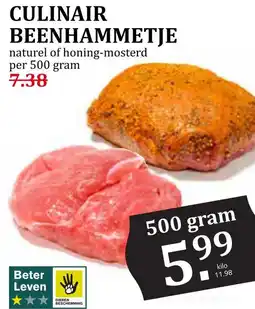 Coop Culinair beenhammetje aanbieding