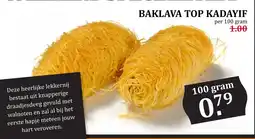 Coop Baklava top kadayif aanbieding