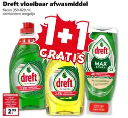 Coop Dreft vloeibaar afwasmiddel aanbieding