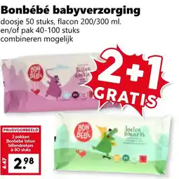 Coop Bonbébé babyverzorging aanbieding