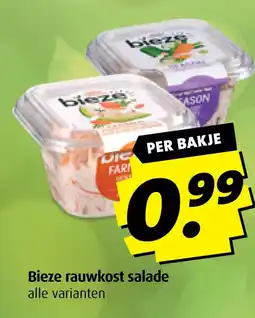 Boni Bieze rauwkost salade aanbieding