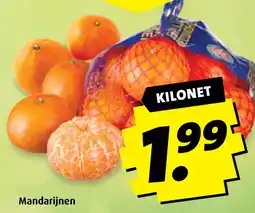 Boni Mandarijnen aanbieding
