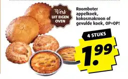 Boni Roomboter appelkoek, kokosmakroon of gevulde koek aanbieding