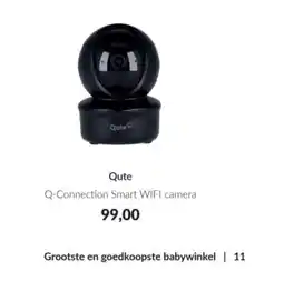 Babypark Qute Q-Connection Smart WIFI camera aanbieding