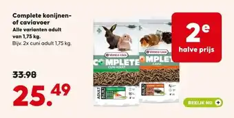 Pets Place Complete konijnen- of caviavoer aanbieding