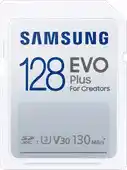 Bol.com Samsung EVO Plus - SD Kaart - Geheugenkaart Camera - 130 MB/s - 128 GB aanbieding