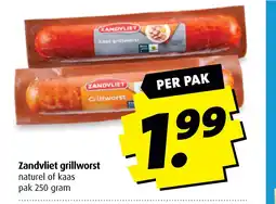 Boni Zandvliet grillworst aanbieding