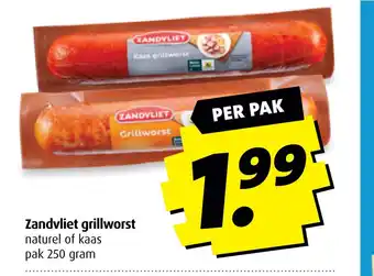 Boni Zandvliet grillworst aanbieding