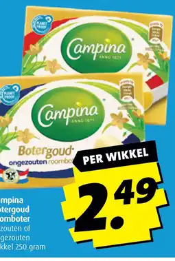Boni Campina botergoud roomboter aanbieding