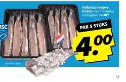 Boni Hollandse Nieuwe haring aanbieding
