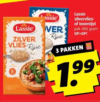 Boni Lassie zilvervlies of toverrijst aanbieding
