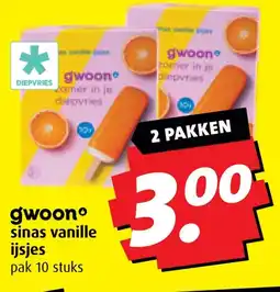 Boni gwoon sinas vanille ijsjes aanbieding