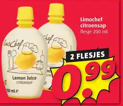 Boni Limochef citroensap aanbieding