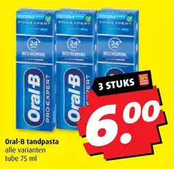Boni Oral-B tandpasta aanbieding