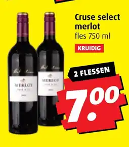 Boni Cruse select merlot aanbieding