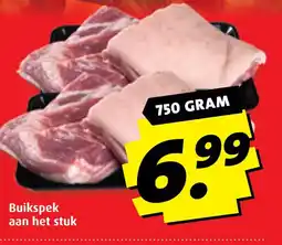 Boni Buikspek aan het stuk aanbieding