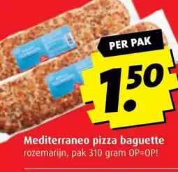 Boni Mediterraneo pizza baguette aanbieding