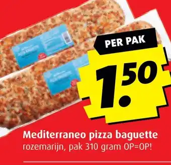 Boni Mediterraneo pizza baguette aanbieding