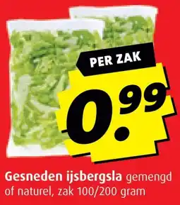 Boni Gesneden ijsbergsla aanbieding