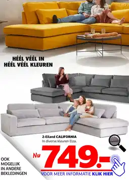 Seats and Sofas 2-Eiland CALIFORNIA aanbieding