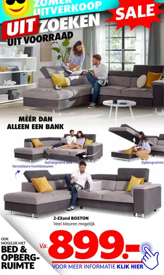 Seats and Sofas 2-Eiland BOSTON aanbieding