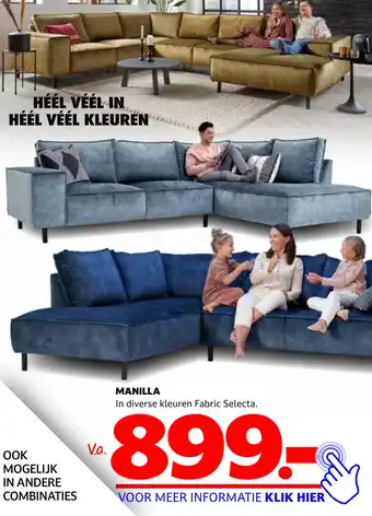 Seats and Sofas MANILLA aanbieding