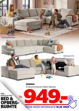 Seats and Sofas Giorgia aanbieding