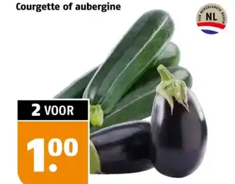 Poiesz Courgette of aubergine aanbieding