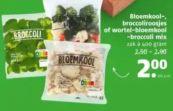 Poiesz Bloemkool, broccoliroosjes of wortel bloemkool broccoli mix aanbieding