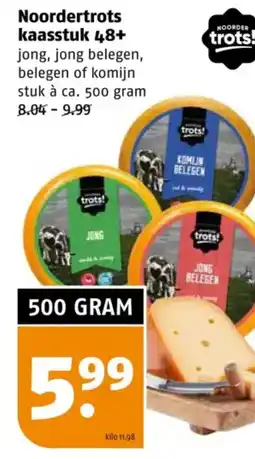 Poiesz Noordertrots kaasstuk 48+ aanbieding