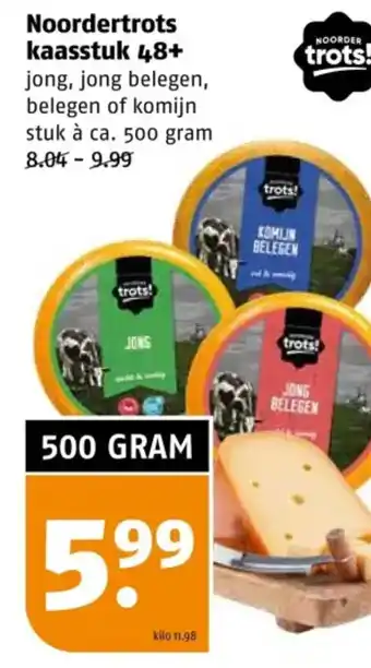 Poiesz Noordertrots kaasstuk 48+ aanbieding