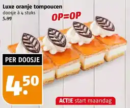 Poiesz Luxe oranje tompoucen aanbieding