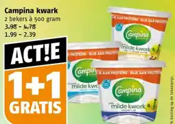 Poiesz Campina kwark aanbieding